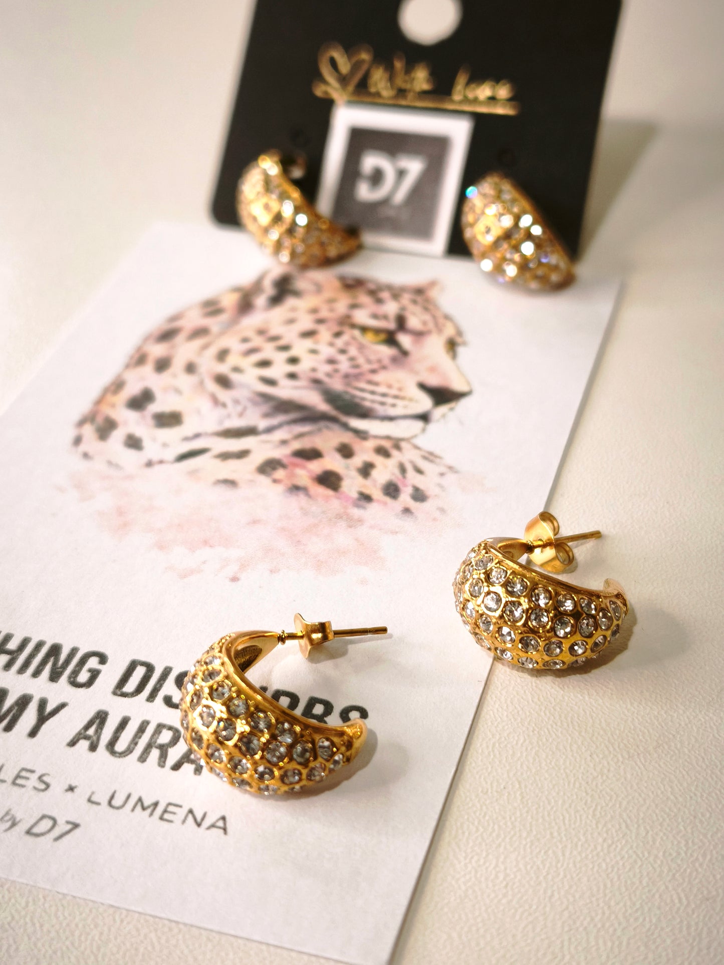 Pendientes Destello Oro - NR x Lúmena