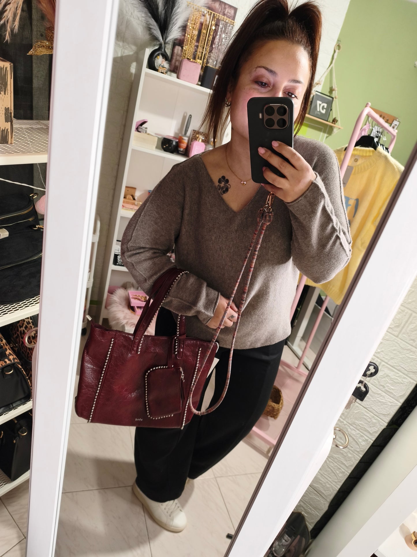 🤎 Jersey Básico Gris Pardo/ Marrón