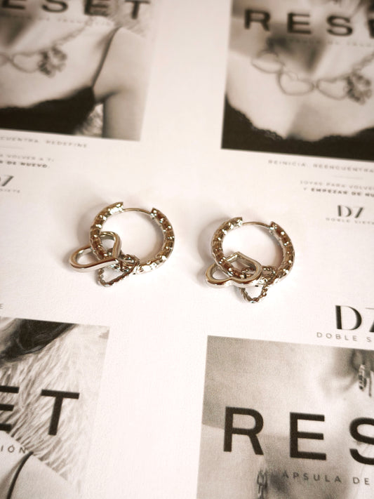 Pendientes RESET Plata x D7