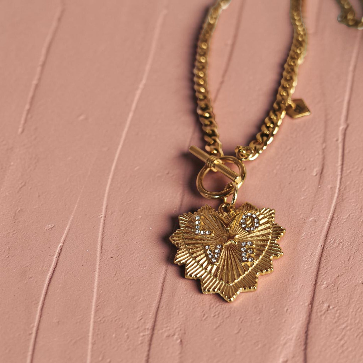 Collar LOVE CIRCONITAS ORO - RESET x D7