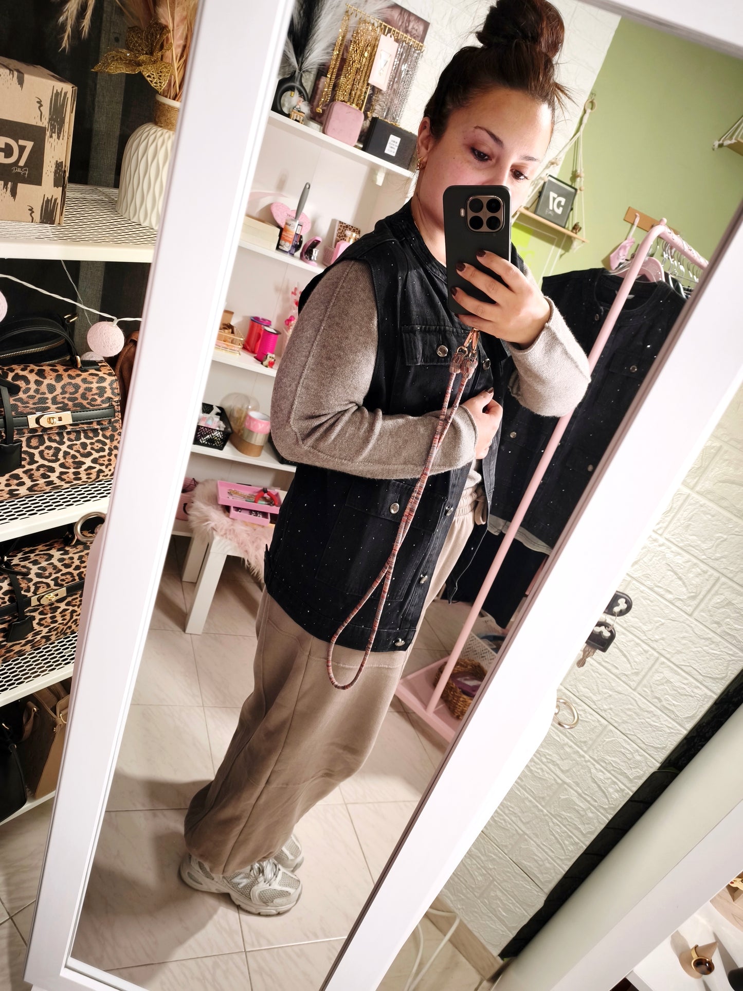 Chaleco Glowy Negro 🖤✨