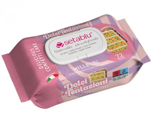 Toallitas Confetti Cake 72U