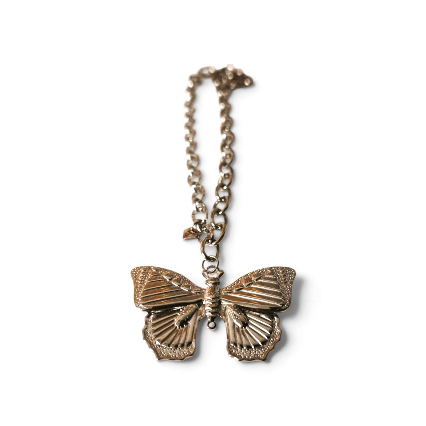 Collar Mariposa Plateada