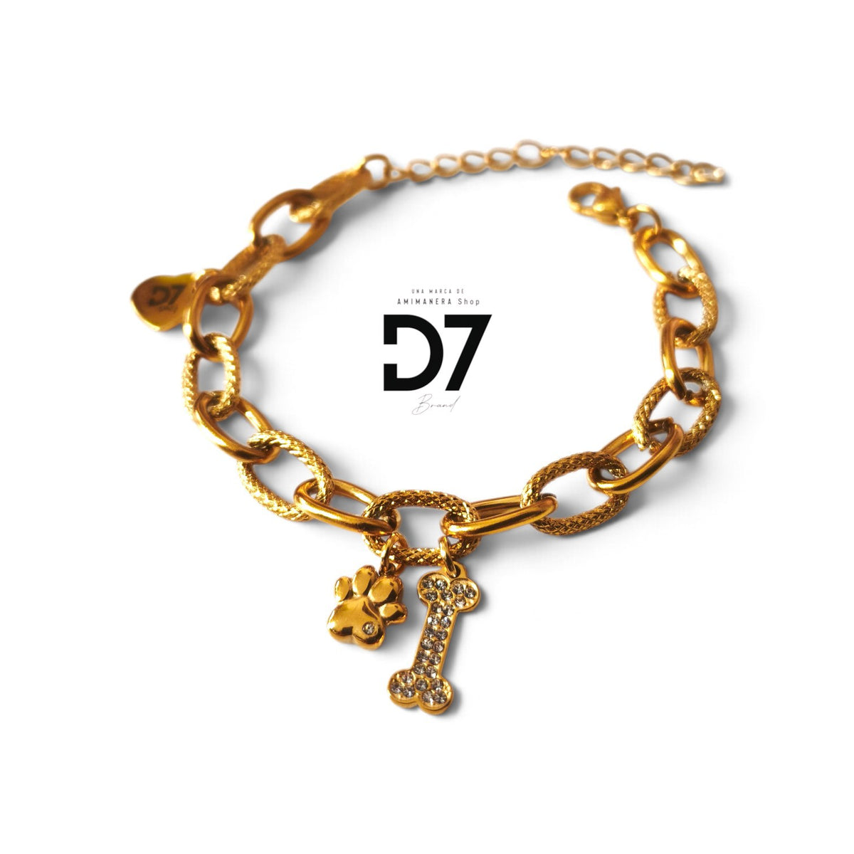 Pulsera LOVE Dogs Oro - D7 Brand