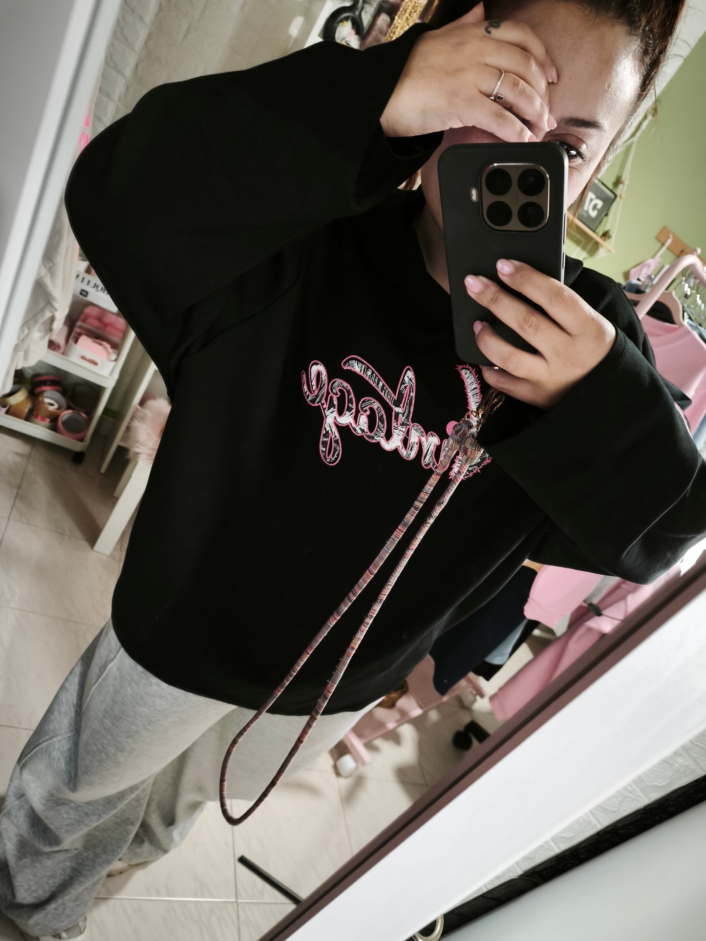 Sudadera Vintage LOVE - Oversize & Brillos