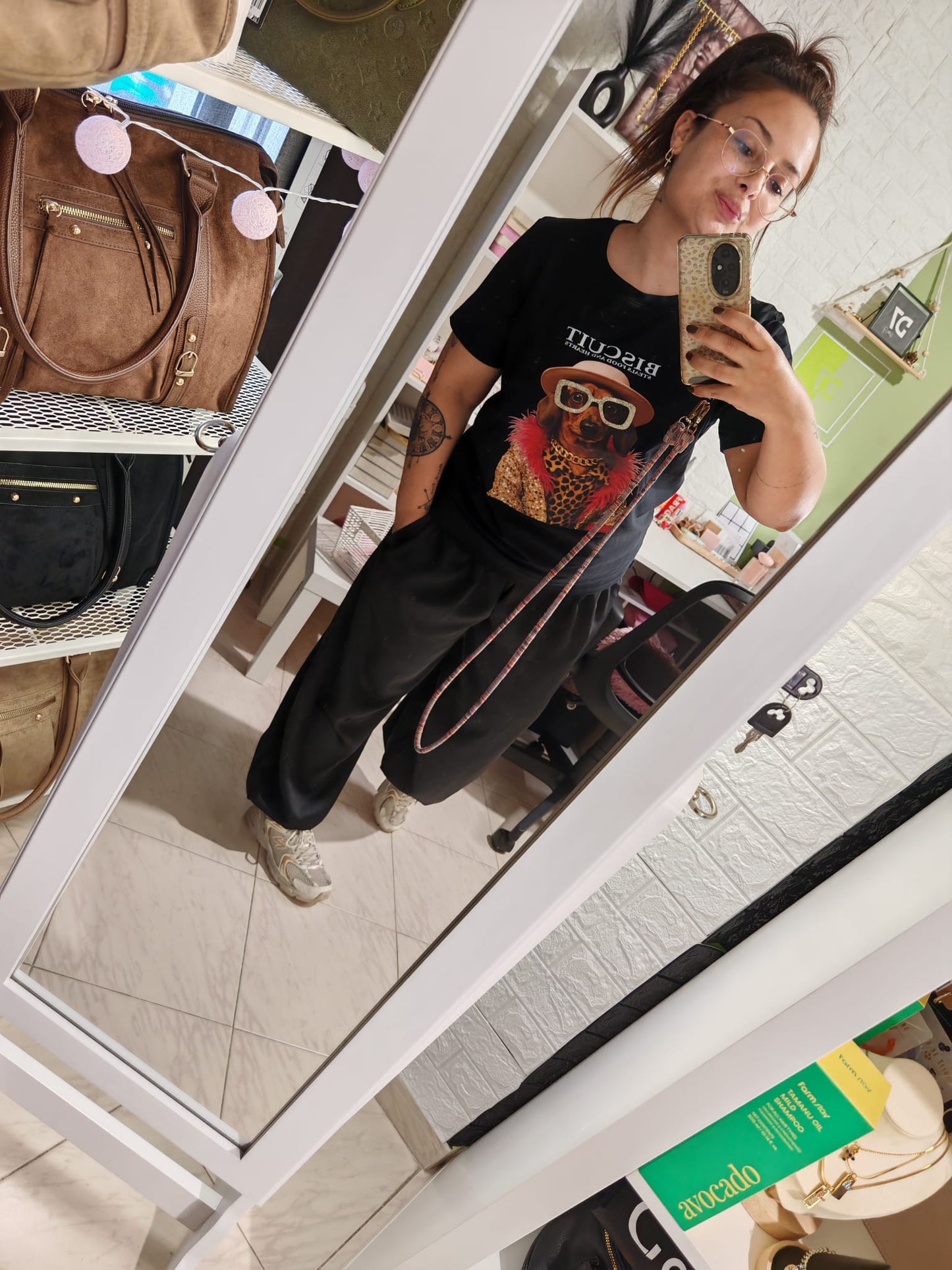 Camiseta Biscuit Negro