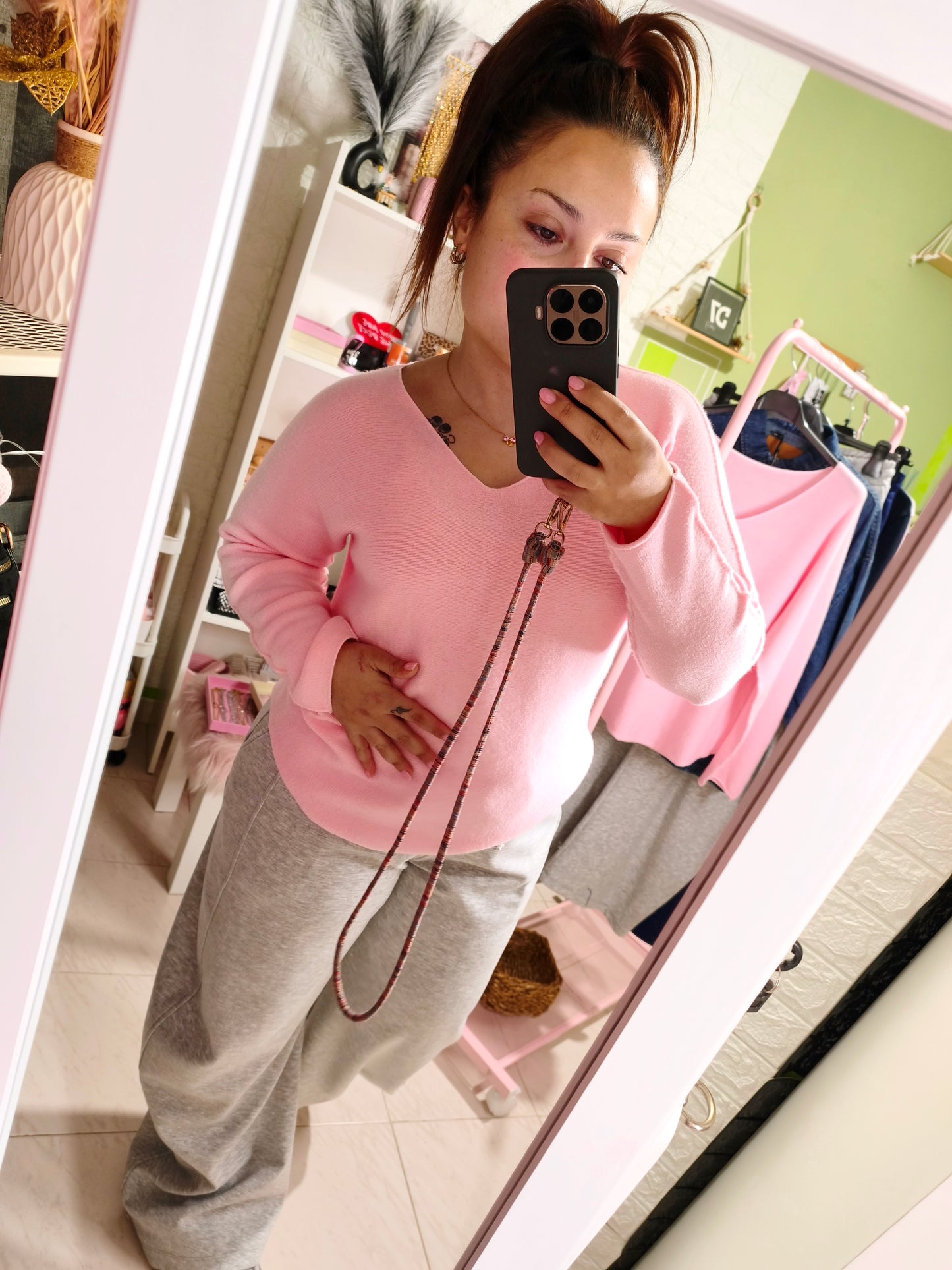 🌸 Jersey Básico Rosa Pastel