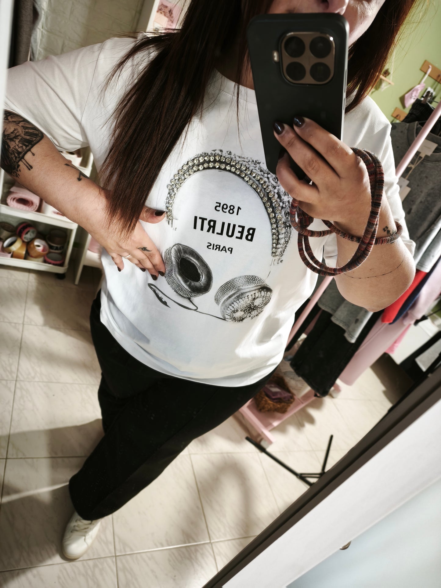 Camiseta Music Blanca 🤍✨