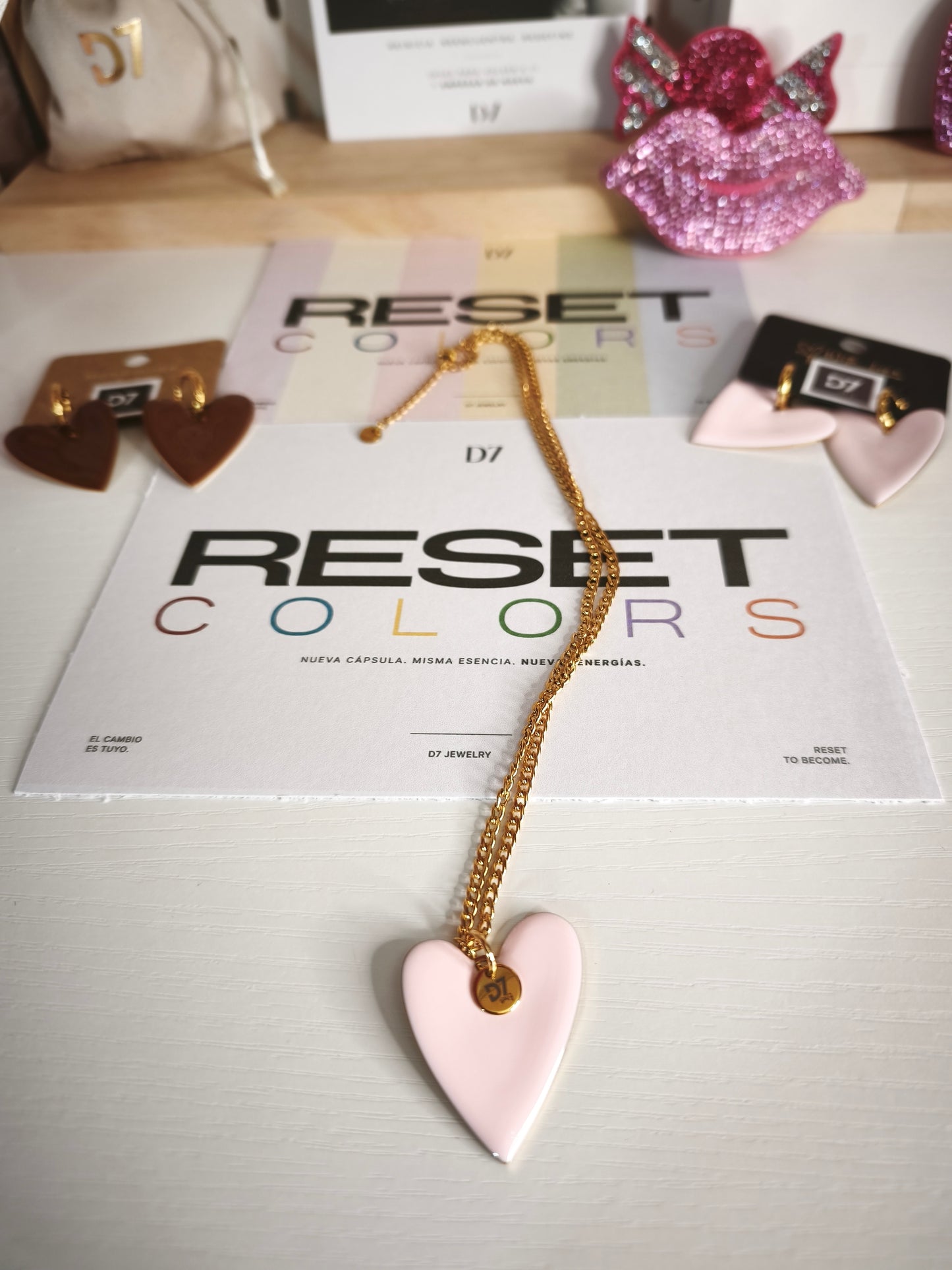 Collar CORA ROSA ORO - RESET x D7