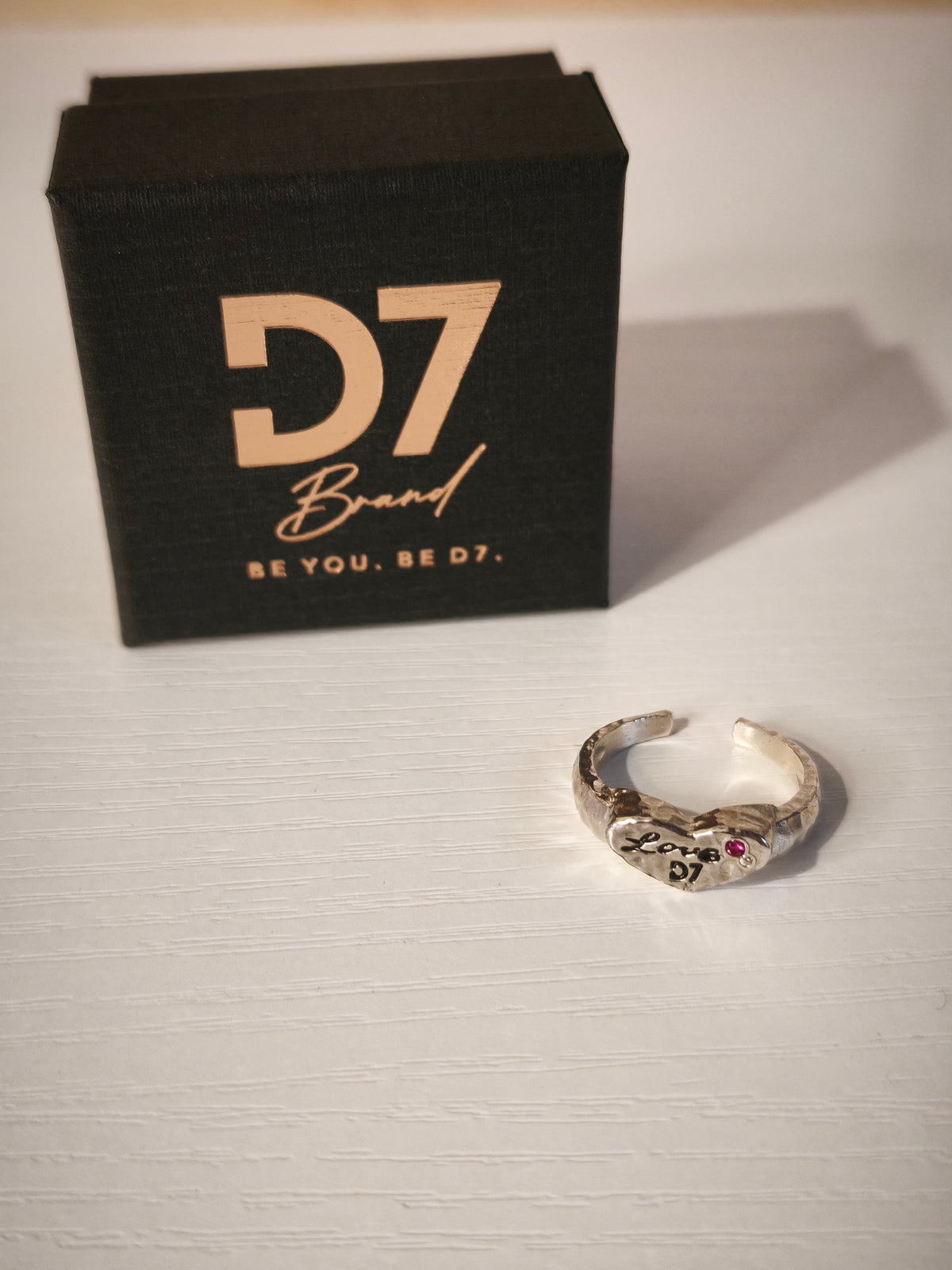 Anillo Plata Love D7 Brand