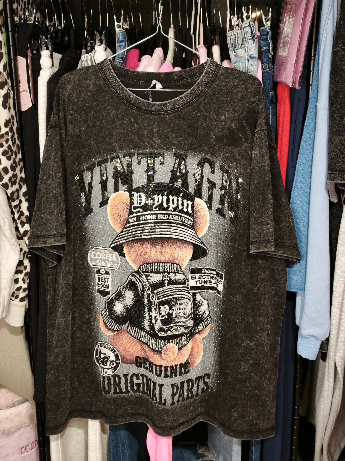 Camiseta Osito Street Negro 🖤