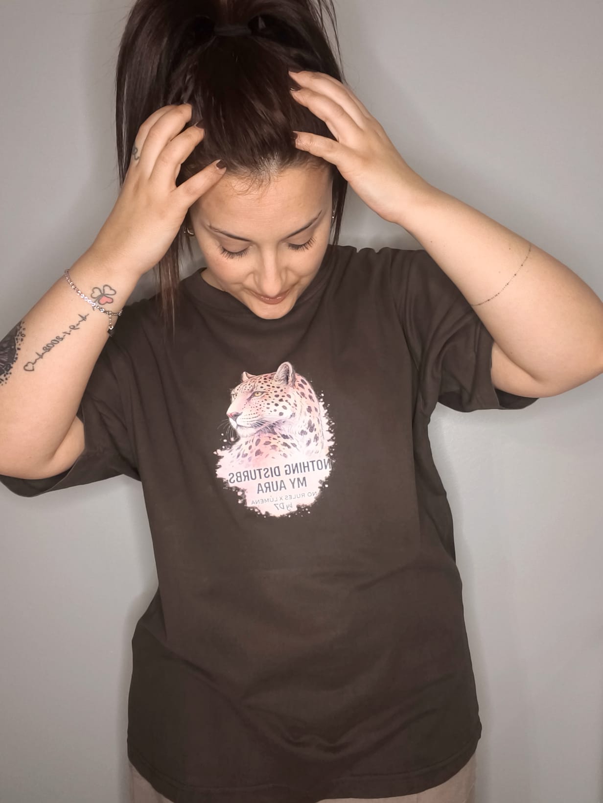 Camiseta NR x Lúmena - Choco