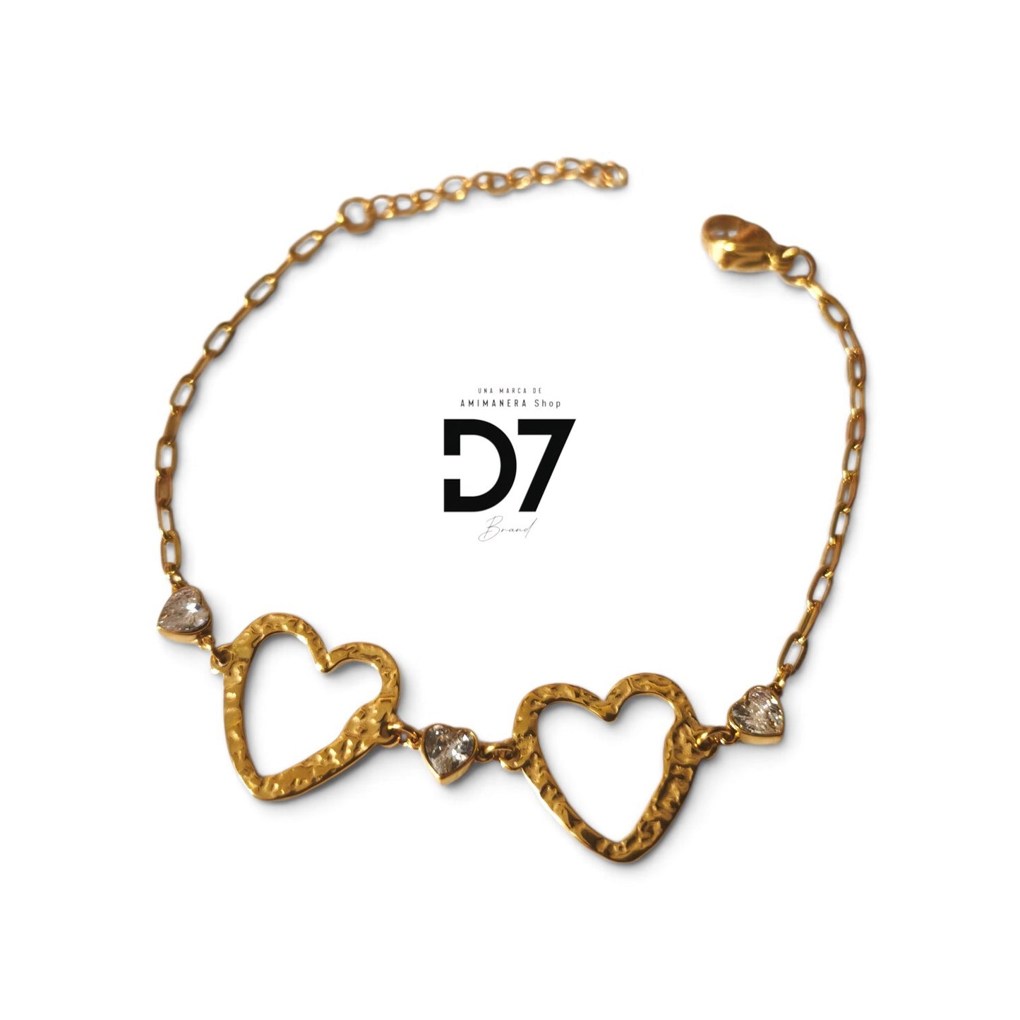 Pulsera Hearts - AD D7 Brand