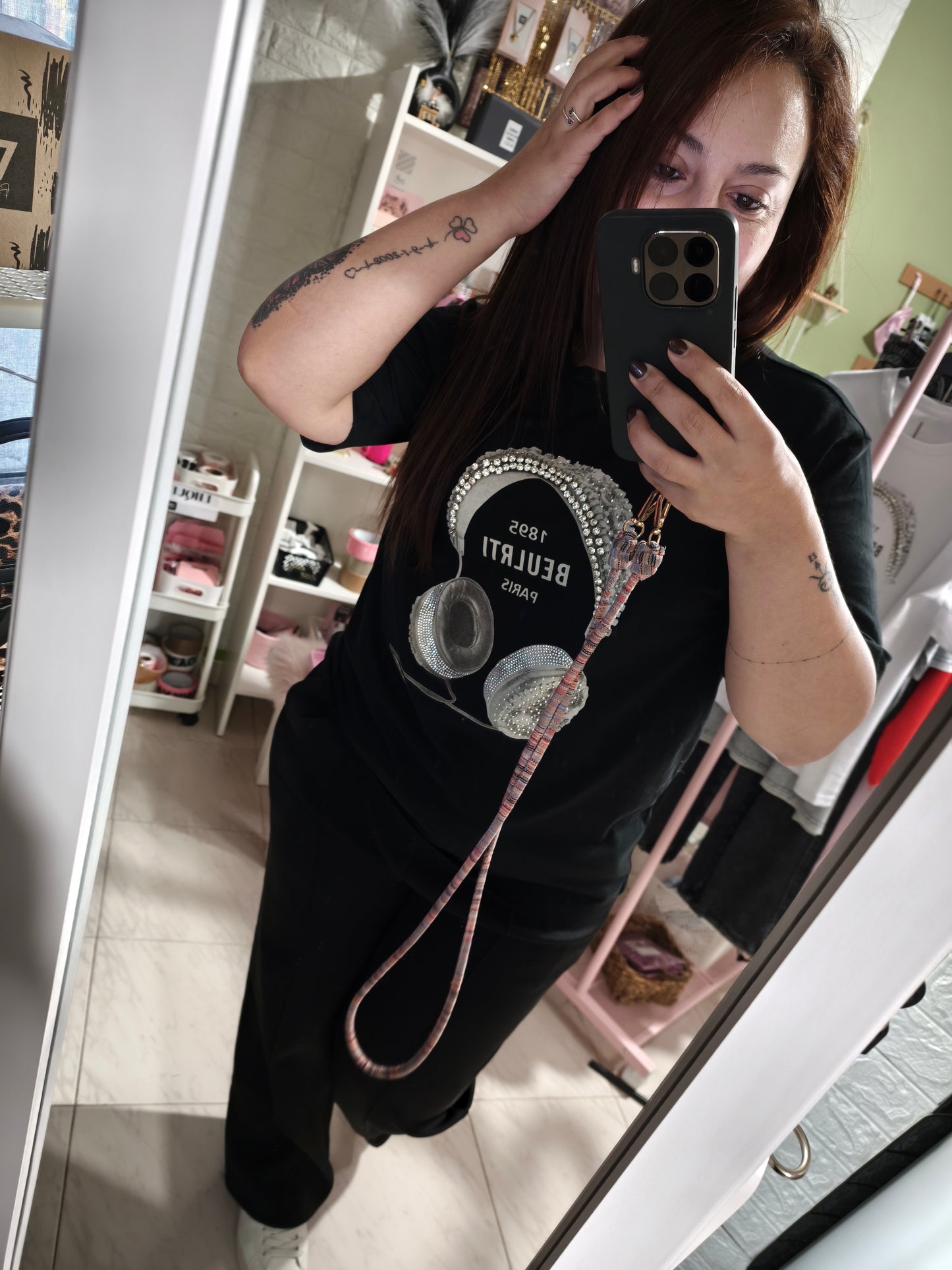 Camiseta Music Negra 🖤✨