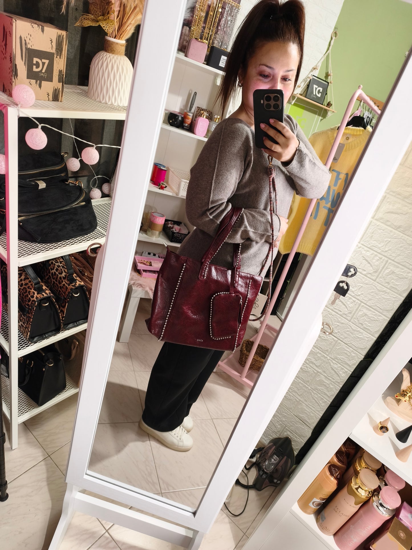 🤎 Jersey Básico Gris Pardo/ Marrón