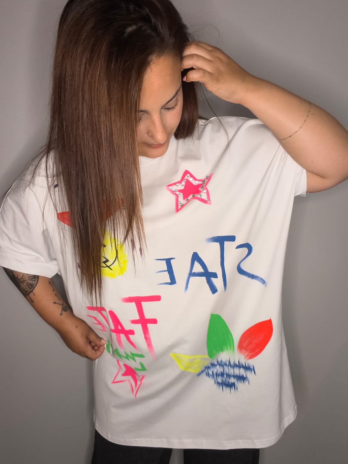 Camiseta Smile Oversize - Fly Out