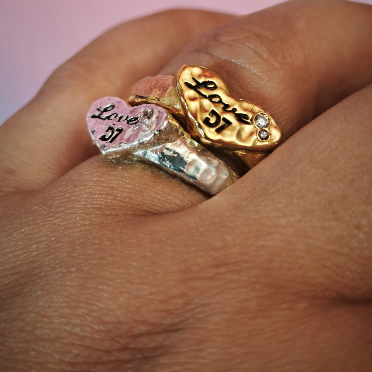 Anillo Plata Love D7 Brand *Preventa