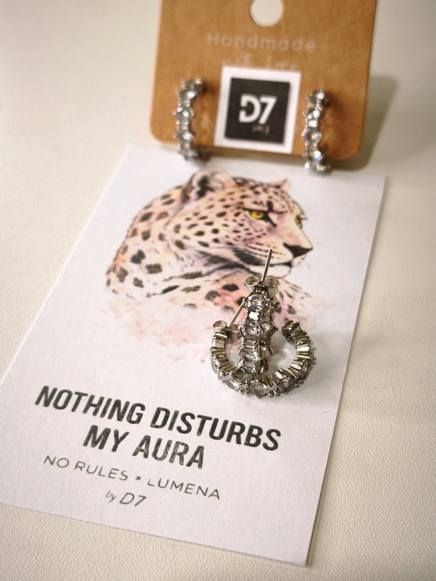 Pendientes Power Plata - NR x Lúmena