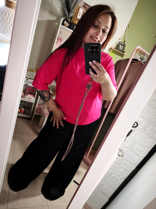 Camiseta "Z" Basic Fucsia