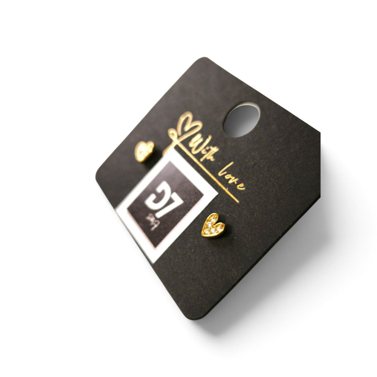 Pendientes Mini Corazón Oro