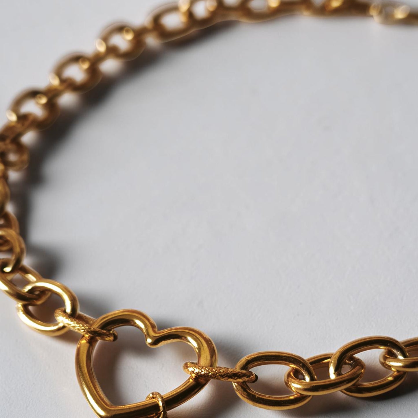 Collar Heart & Key Oro 🔐❤️