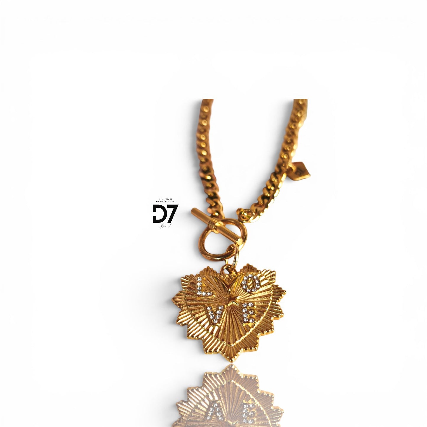 Collar LOVE CIRCONITAS ORO - RESET x D7