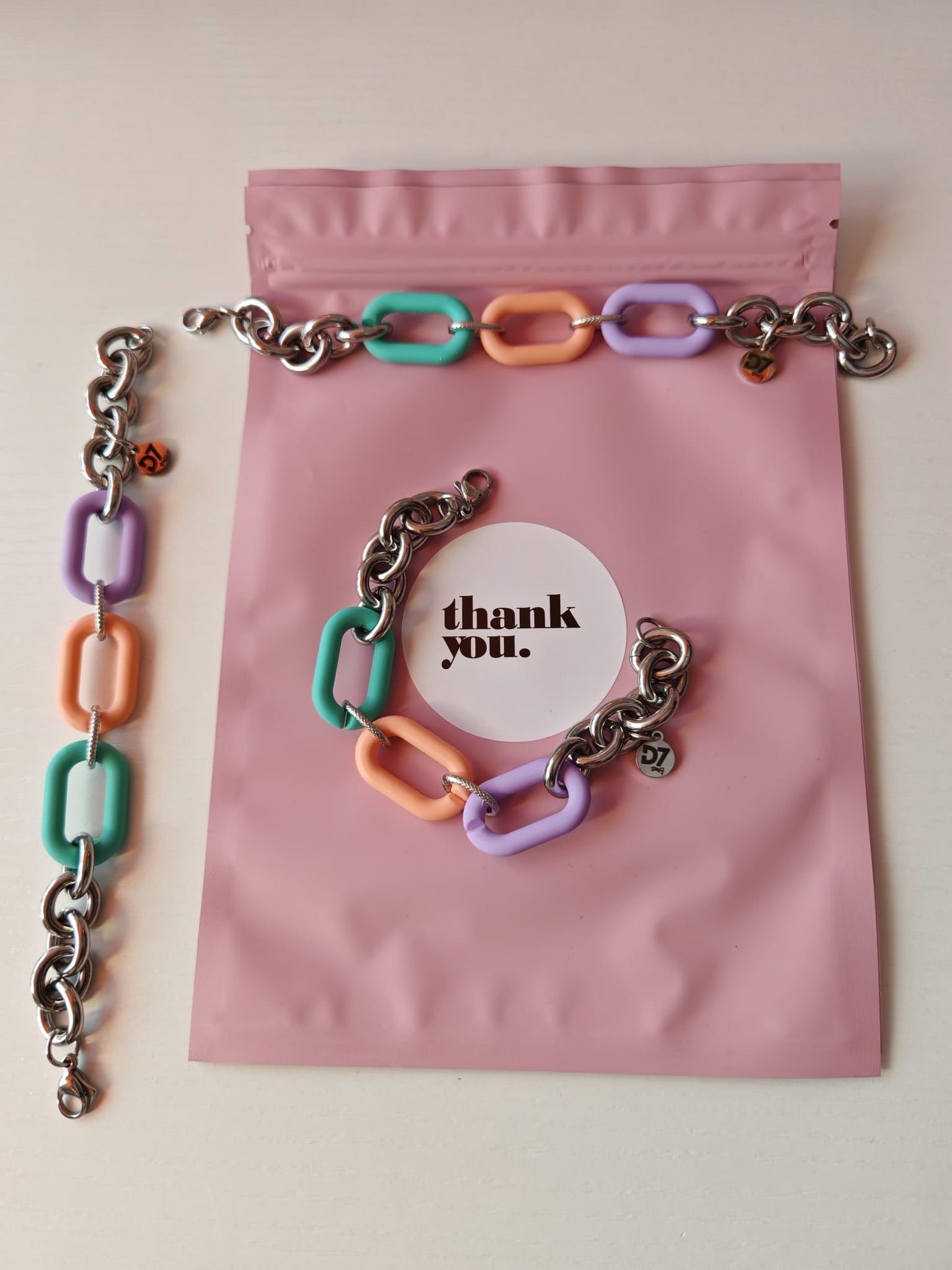 Pulsera CAROL Plata D7