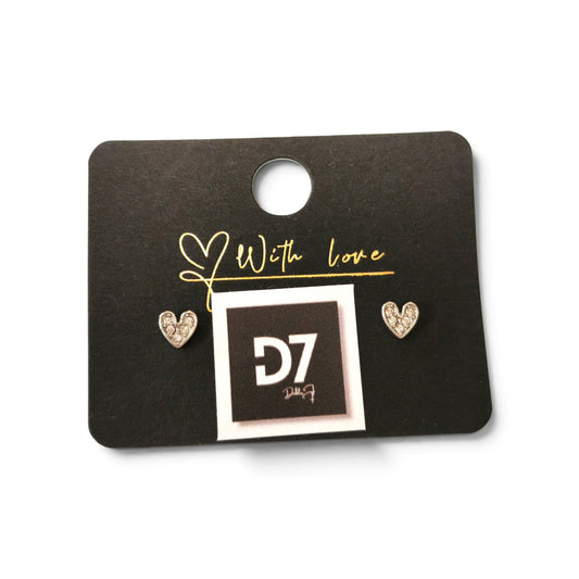 Pendientes Mini Corazón Plata