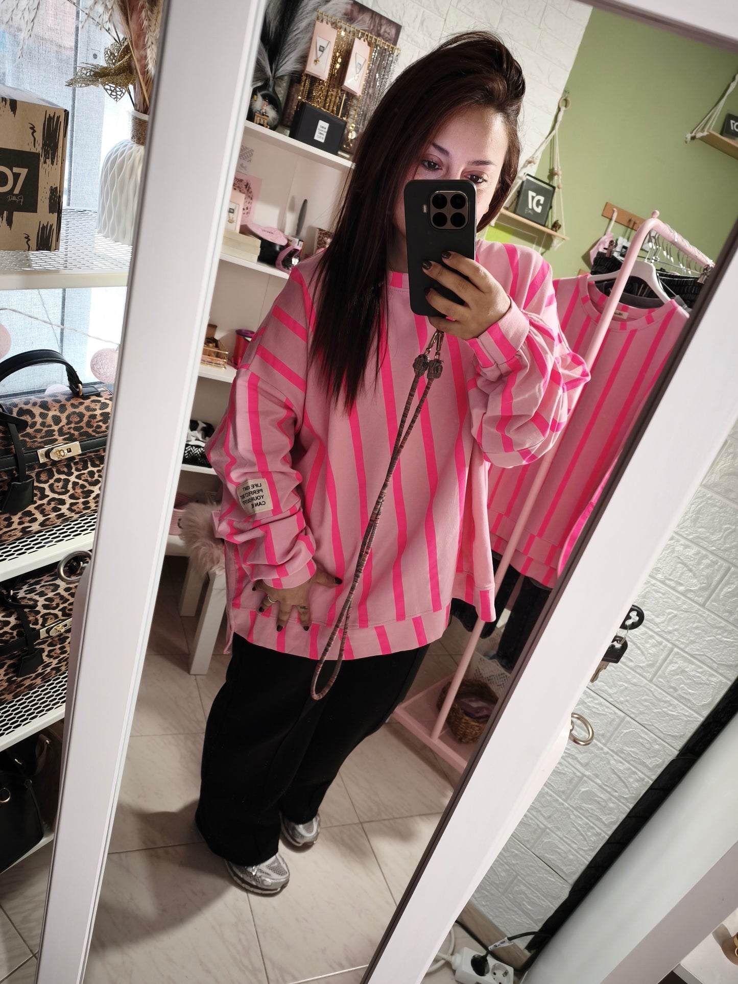 Sudadera Roxy Líneas Flúor