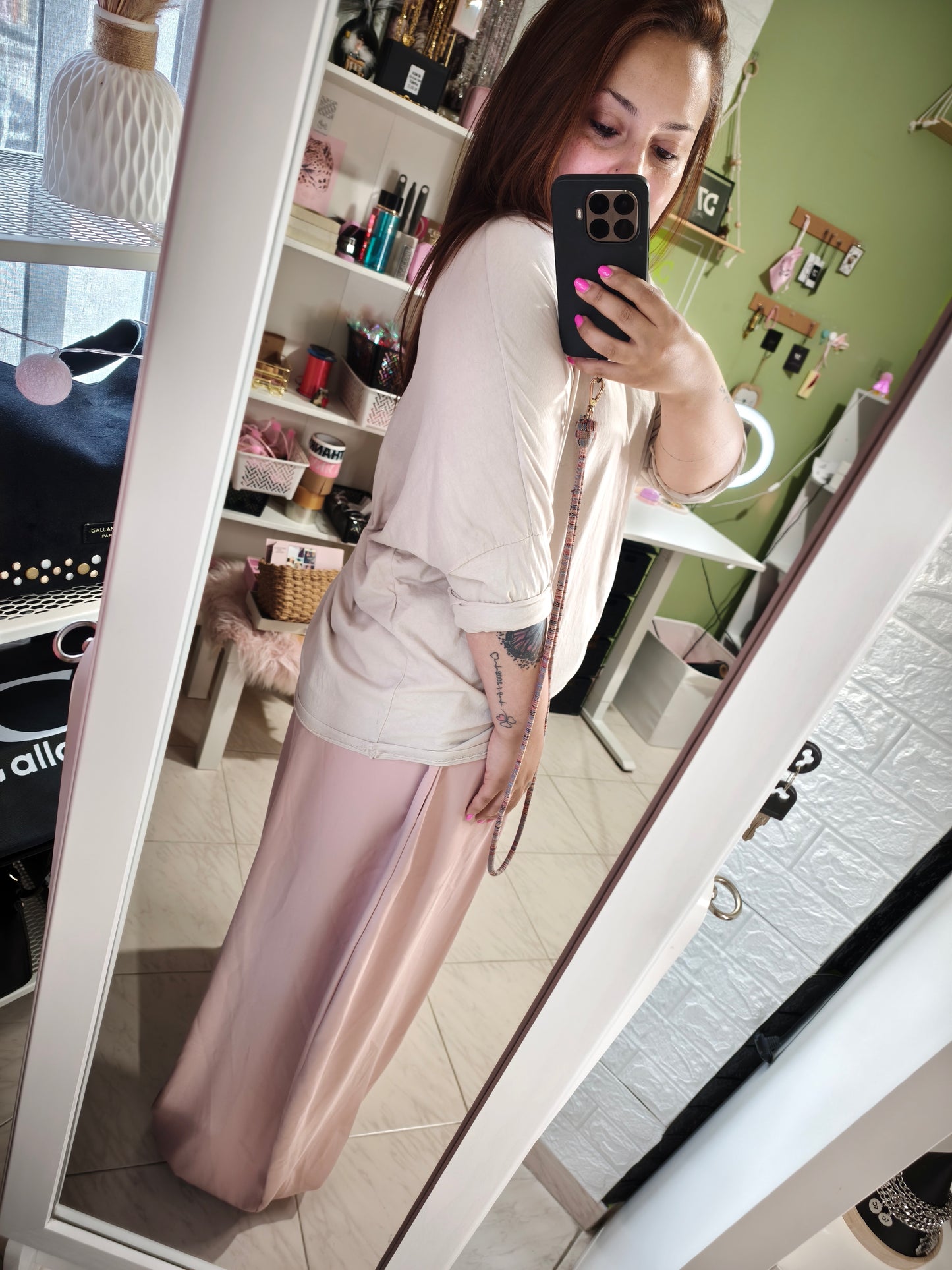 Pantalón Bombacho Estela - Rosa