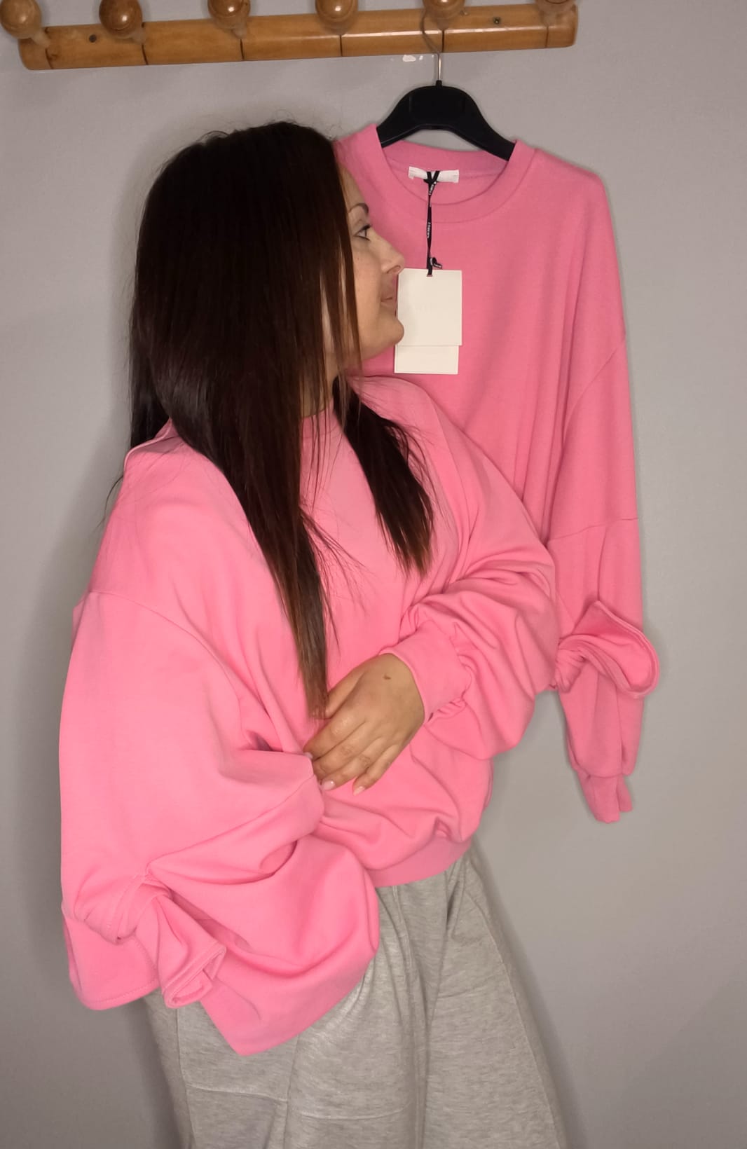 Sudadera Lazo Fucsia - LUMINA