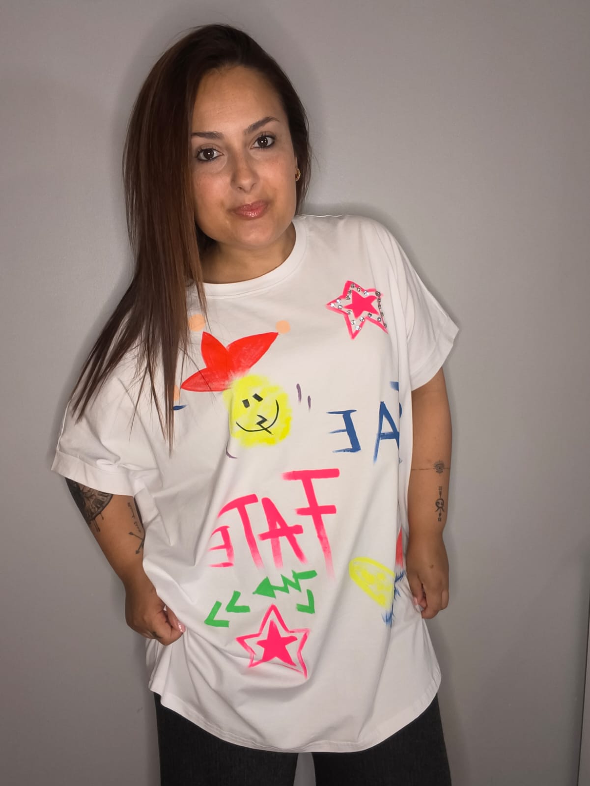 Camiseta Smile Oversize - Fly Out