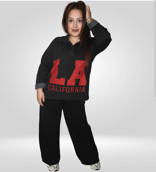 Pantalón Wide Leg Soft Touch LA – Comodidad & Estilo Diario - MILANO