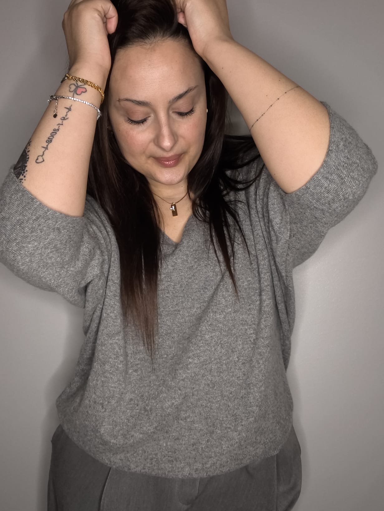 Jersey Dulce Gris AMY 🩶