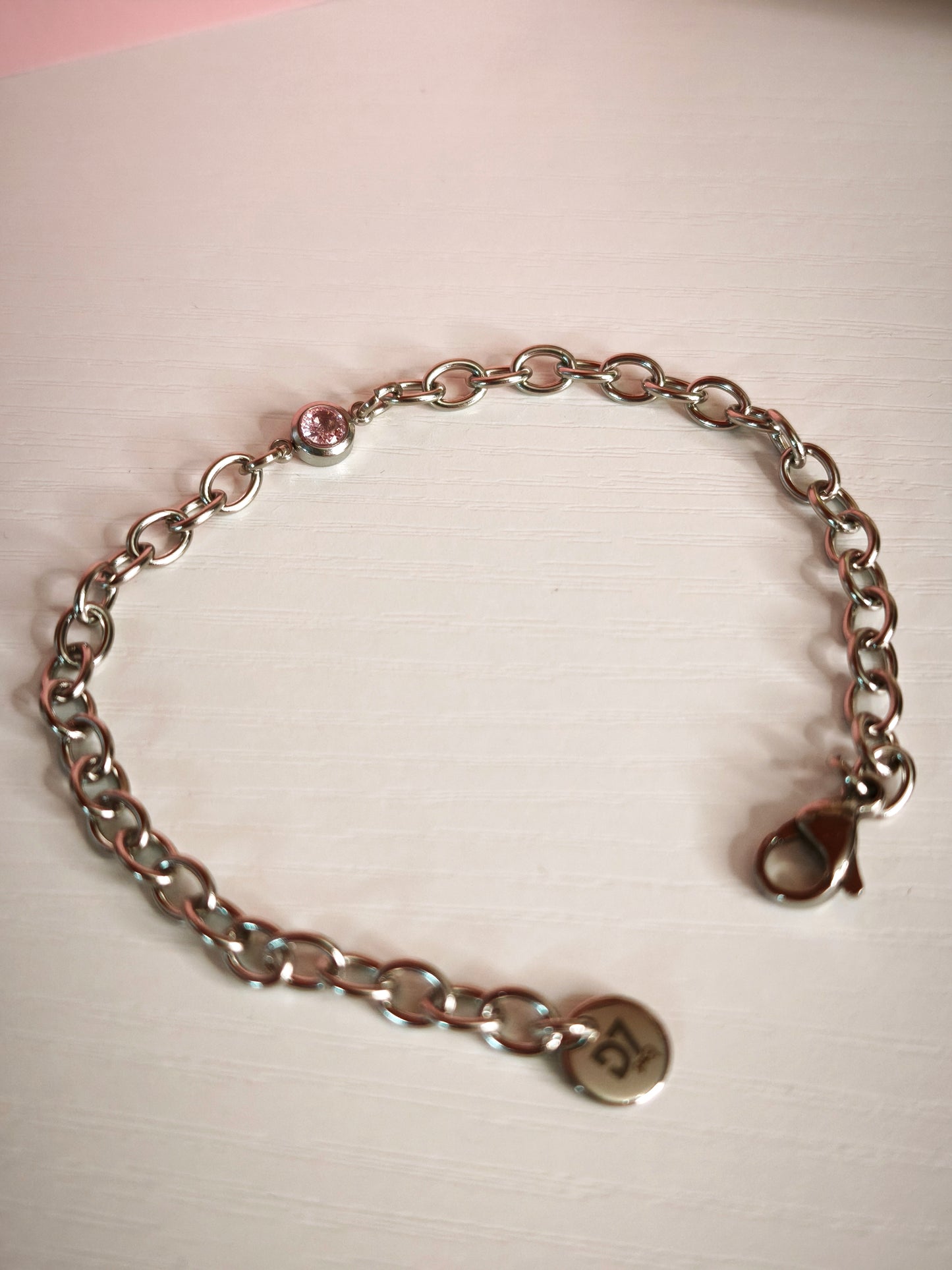Pulsera Salma Plata & Pink