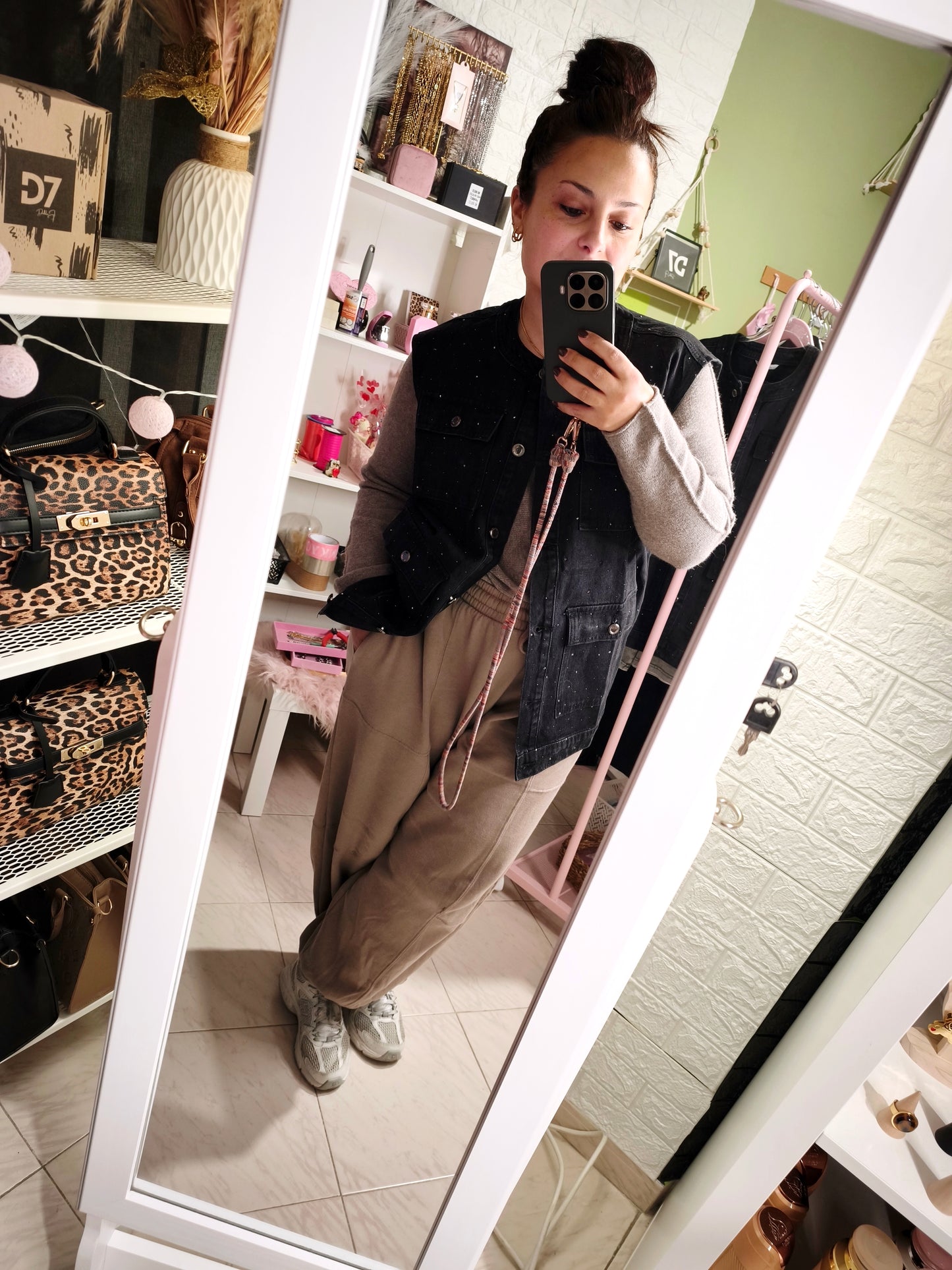 Chaleco Glowy Negro 🖤✨