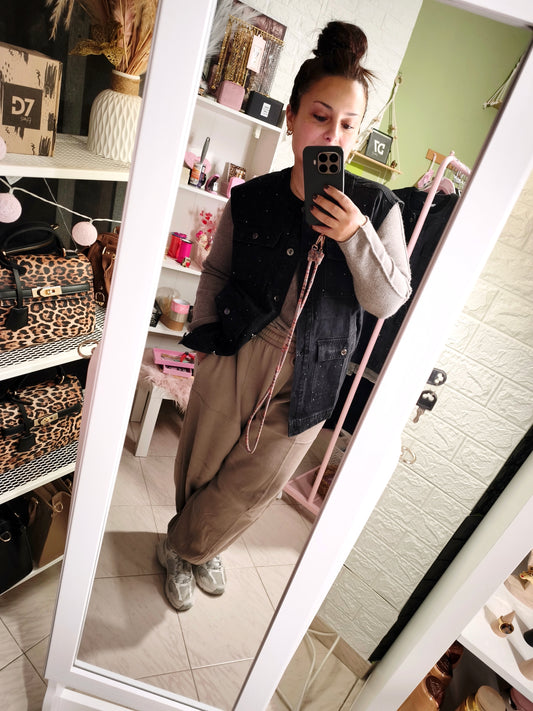 Chaleco Glowy Negro 🖤✨