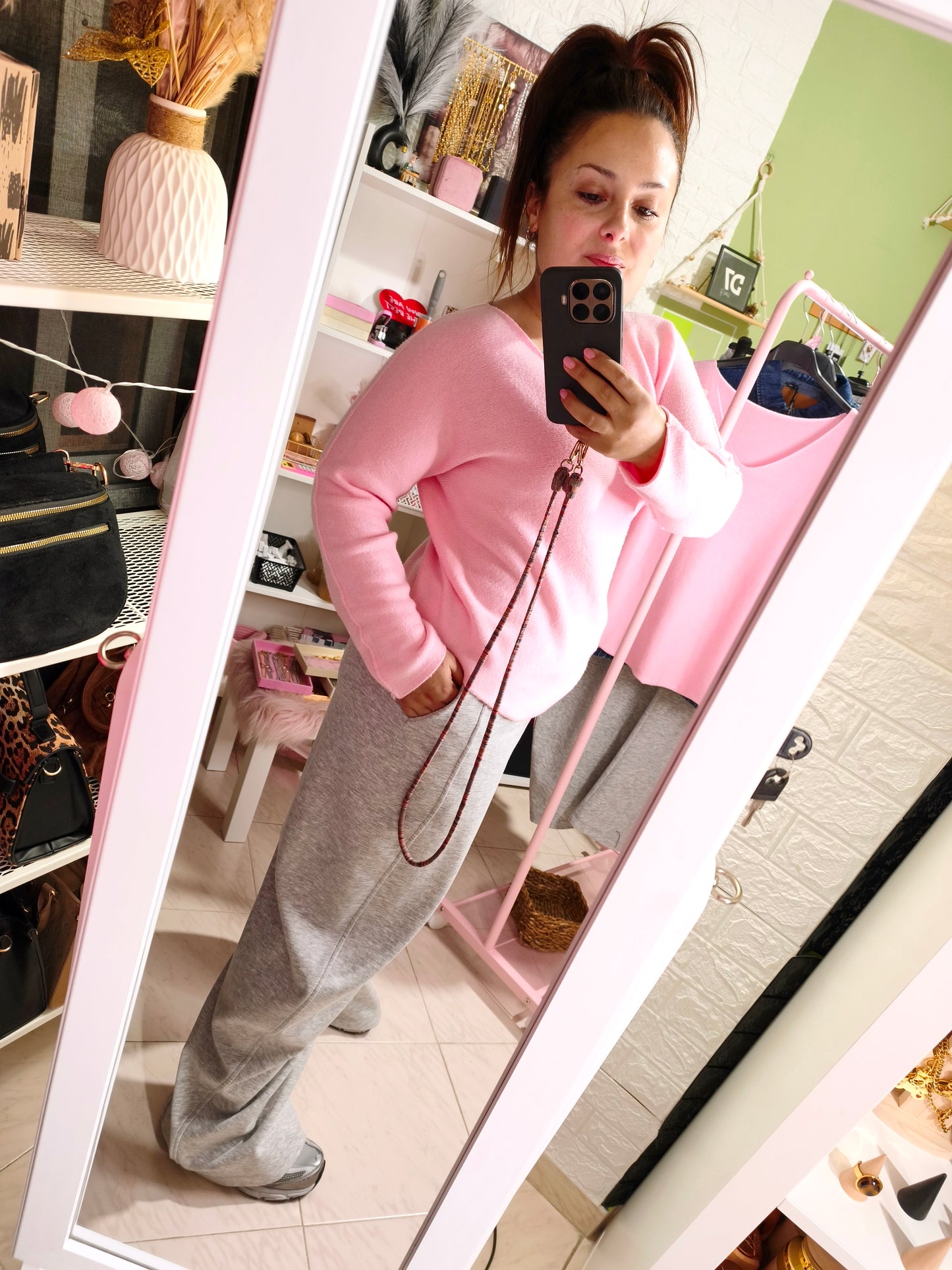 🌸 Jersey Básico Rosa Pastel