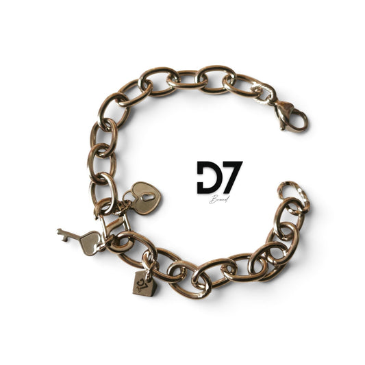 Pulsera Secret Key 🔐 Plata
