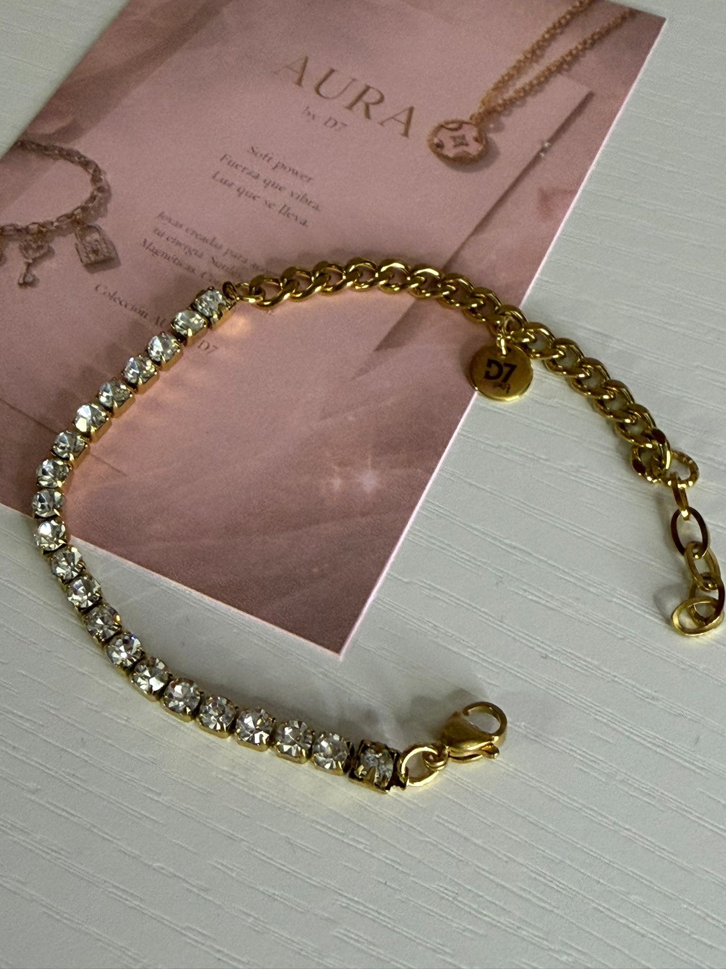 Pulsera Celeste – Colección AURA | D7