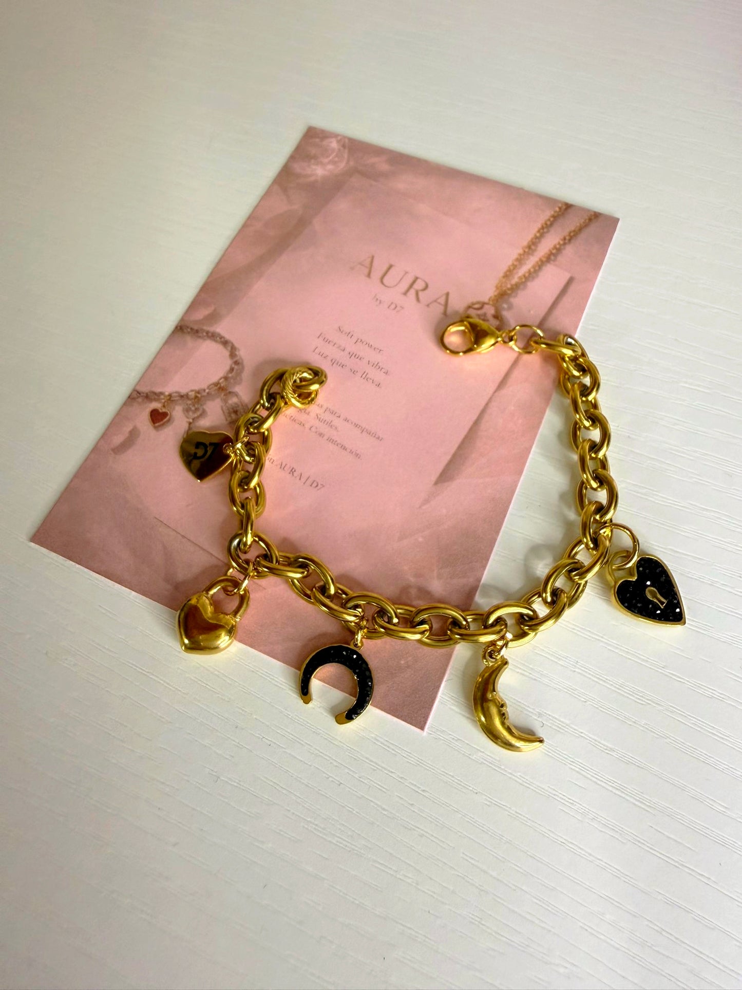 Pulsera Secreto Gold – Colección AURA | D7