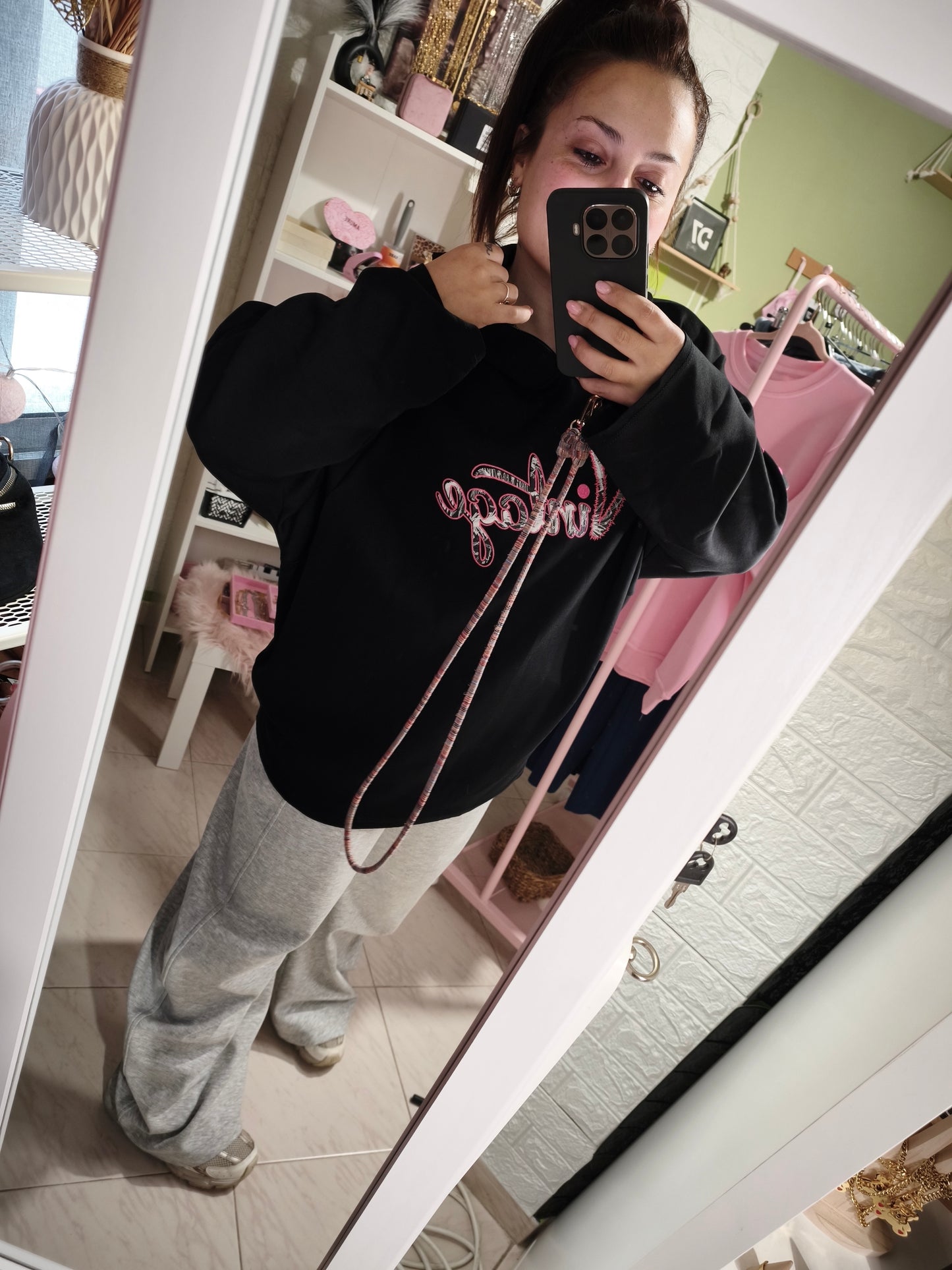 Sudadera Vintage LOVE - Oversize & Brillos