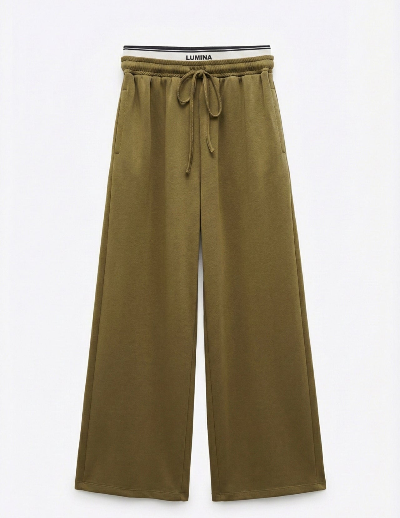 Pantalón Cinturilla Lumina Caqui