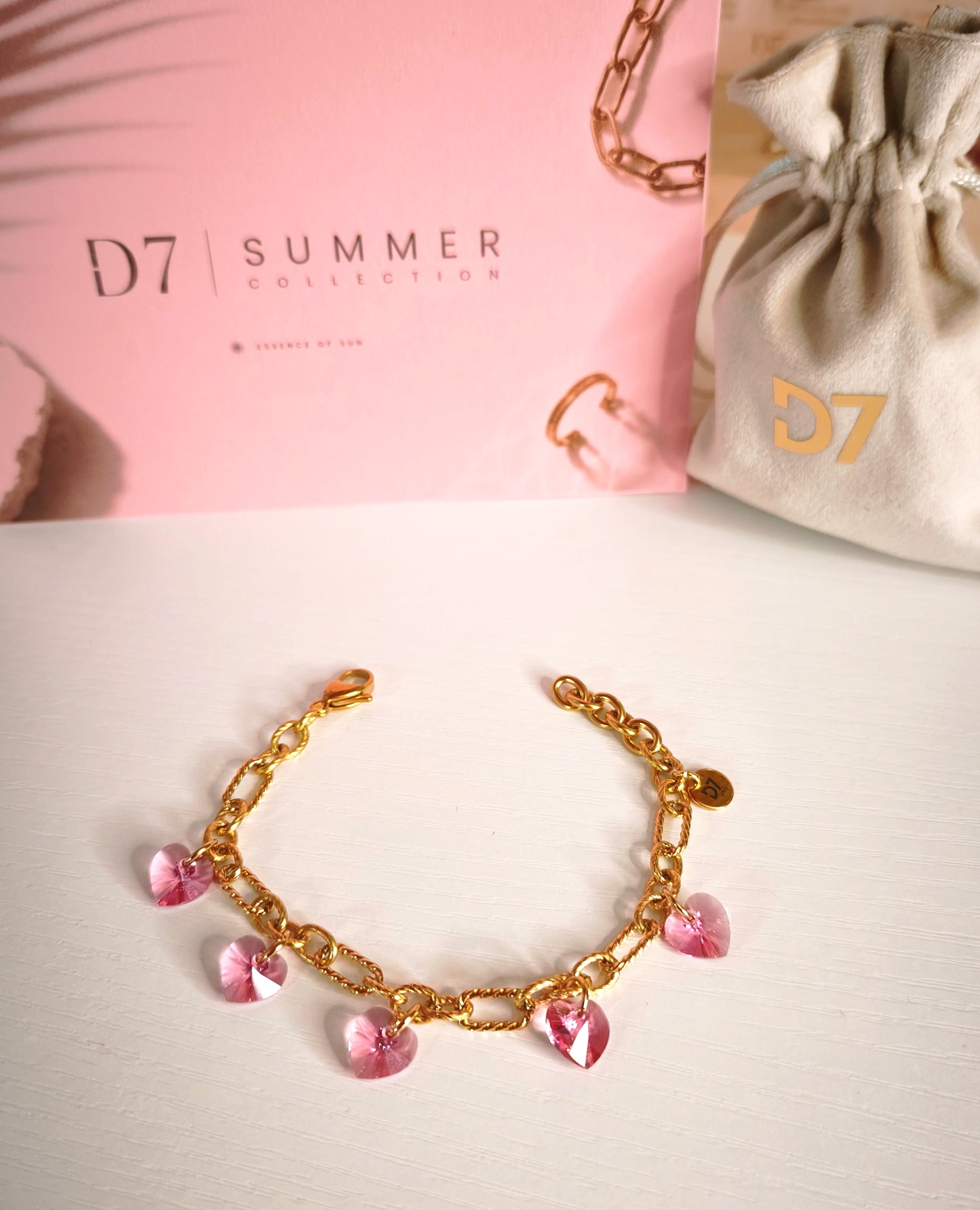 Pulsera Princesa Swarovski Pink