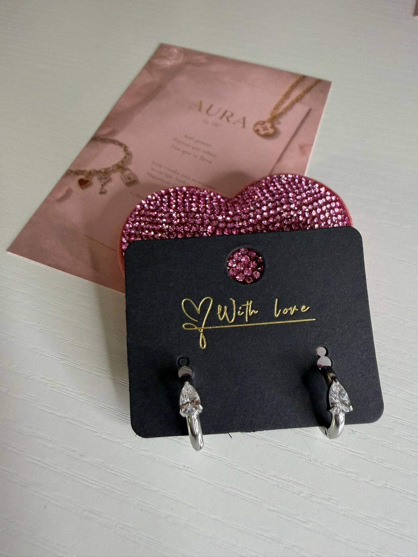 Pendientes Gala Plata – Colección AURA | D7