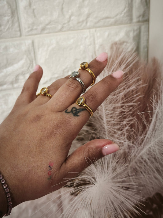 Anillo 💍 Esencia Oro O Plata