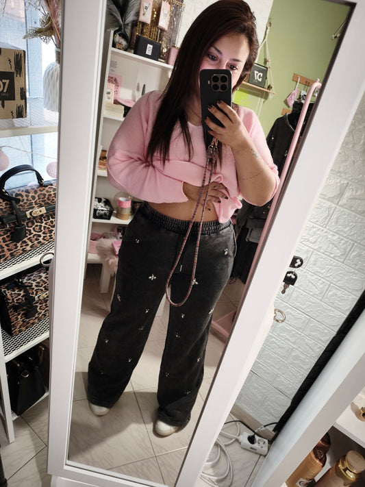 Pantalón Duna Efecto Lavado - Pedrería