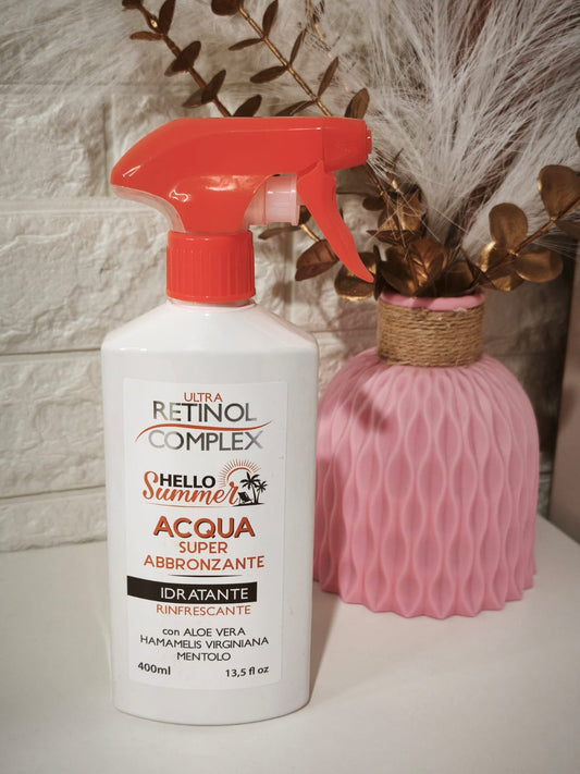 Agua Súper Bronceante Hidratante - Retinol Complex