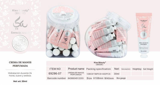 Crema Manos Perfumada Yara Rosa