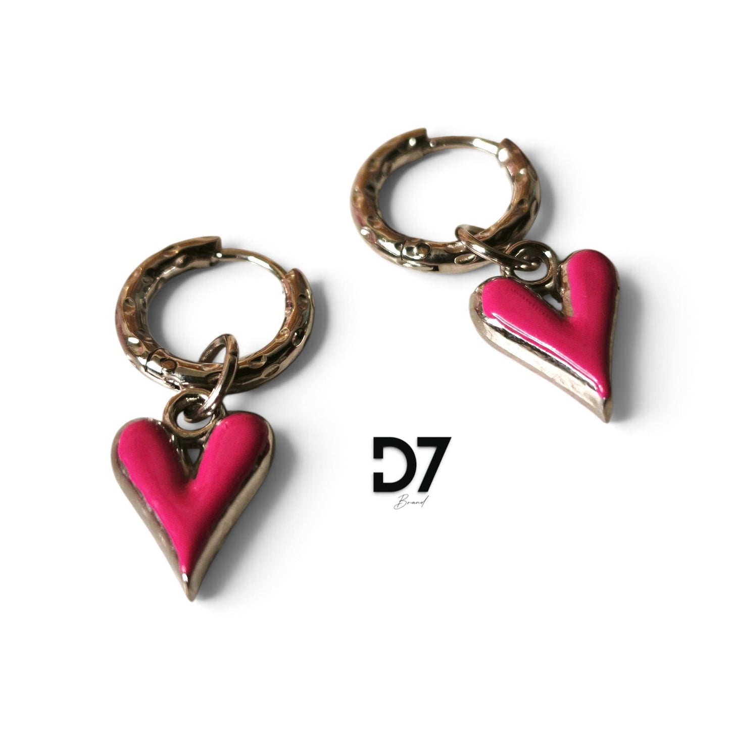 Pendientes Pop Plateados